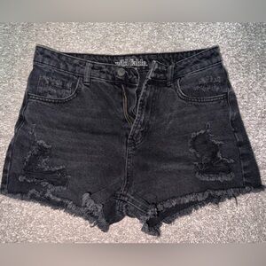 Black High Rise Wild Fable Short